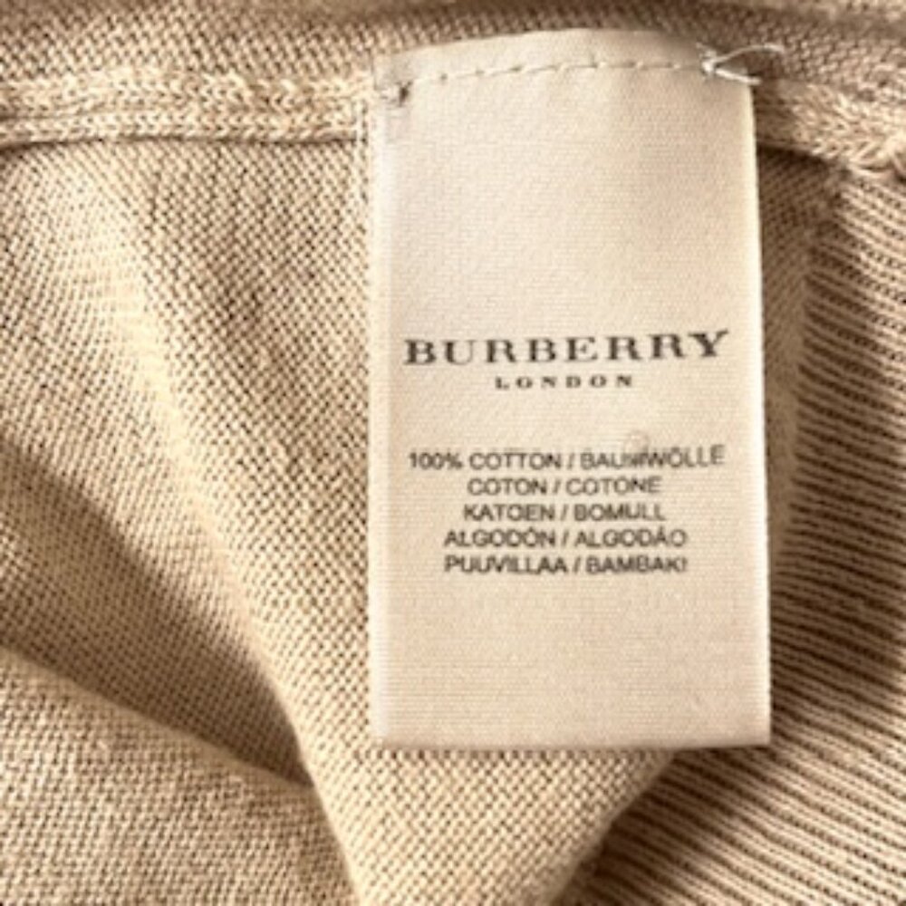 Burberry London 100% cotton Cardigan Sweater, Made in Italy - Picture 7 of 9